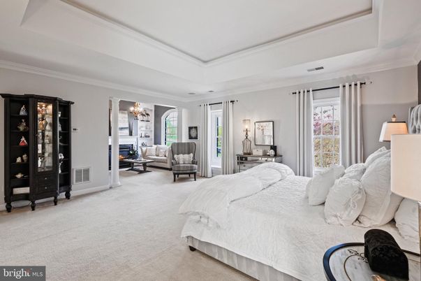 Bedroom, Fireplace, Interior