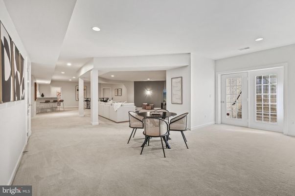 Dining room, Interior, Living room, Recessed Lighting