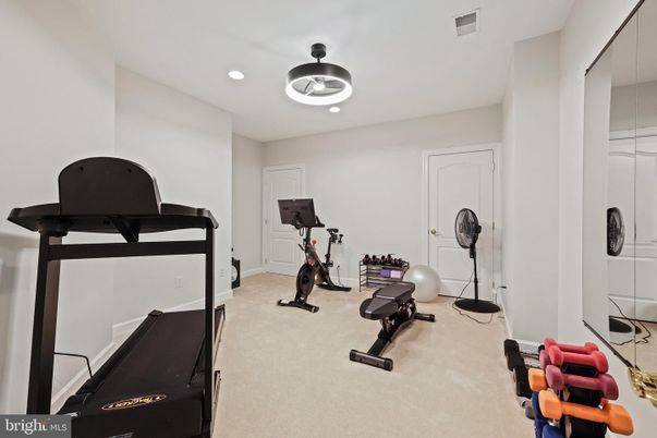 Fitness Equipment, Interior, Recessed Lighting