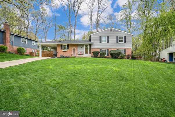 Backyard, Exterior, Facade, Brick Facade, Split Level