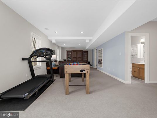 Fitness Equipment, Game Room, Interior, Recessed Lighting
