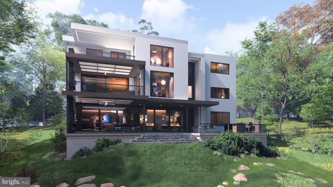 Backyard, Exterior, Facade, Modern