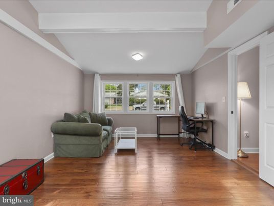 Home Office, Interior, Wood Texture Flooring