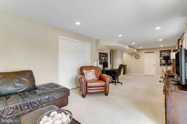 Home Office, Interior, Recessed Lighting
