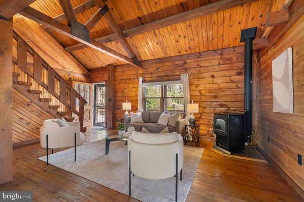 Fireplace, Interior, Living room, Wooden Beams, Wooden Ceilings, Wood Texture Flooring, Wooden Walls