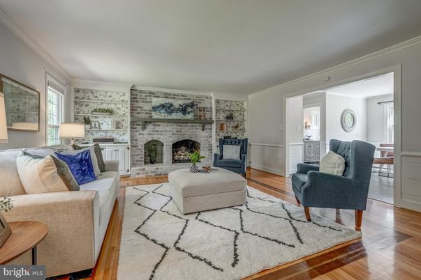Fireplace, Interior, Living room, Stone Walls, Wood Texture Flooring