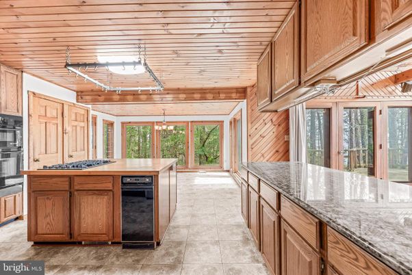 Chandelier, Interior, Kitchen, Wooden Ceilings
