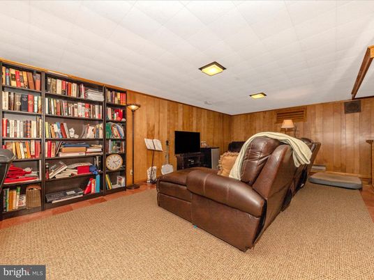 Home Office, Interior, Wooden Walls