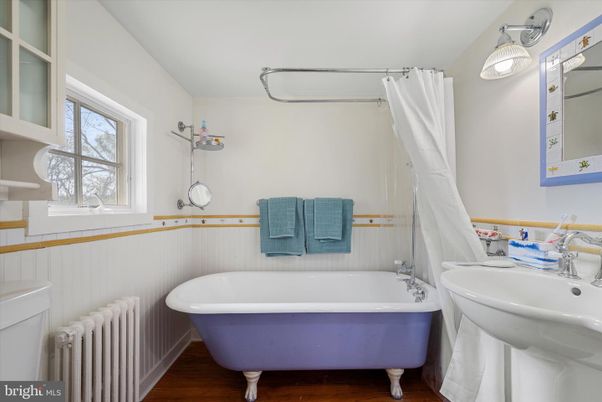 Bathroom, Free Standing Baths, Interior, Wood Texture Flooring