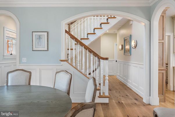 Dining room, Interior, Wood Texture Flooring
