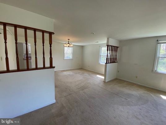 Chandelier, Empty room, Interior