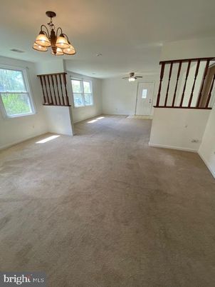 Chandelier, Empty room, Interior