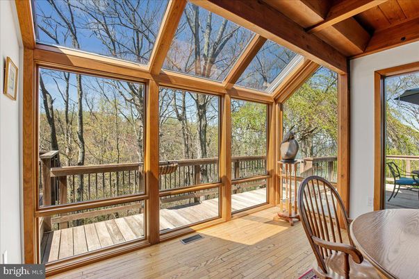 Interior, Sun Room, Wooden Beams, Wooden Ceilings, Wood Texture Flooring