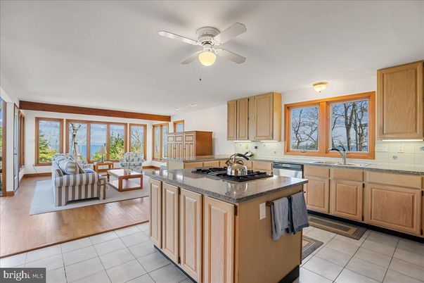 Interior, Kitchen, Living room, Wood Texture Flooring