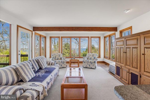 Interior, Living room, Recessed Lighting, Wooden Beams