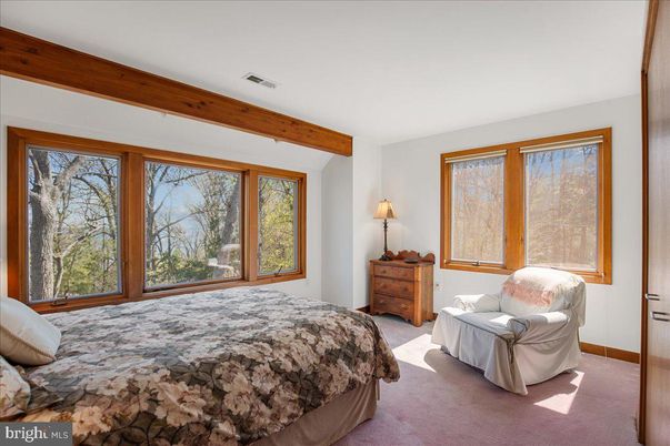 Bedroom, Interior, Wooden Beams