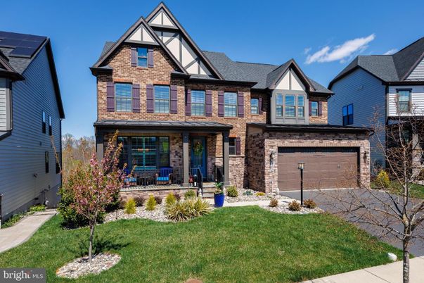 Attached, Exterior, Facade, Brick Facade, Tudor Revival