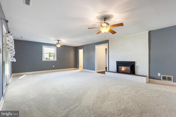 Empty room, Fireplace, Interior, Stone Walls