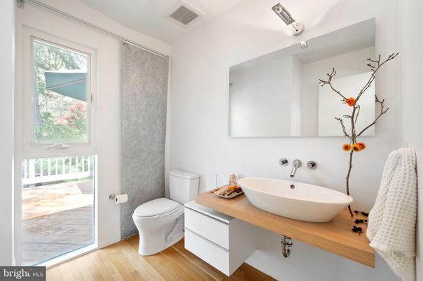 Bathroom, Interior, Wood Texture Flooring