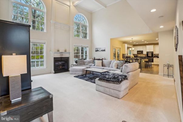 Dining room, Fireplace, Interior, Kitchen, Living room, Pendant Lights, Recessed Lighting