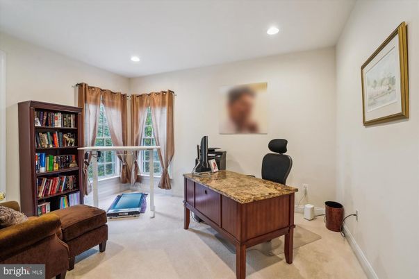 Home Office, Interior, Recessed Lighting