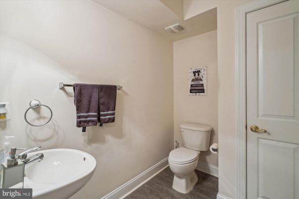 Bathroom, Interior, Wood Texture Flooring