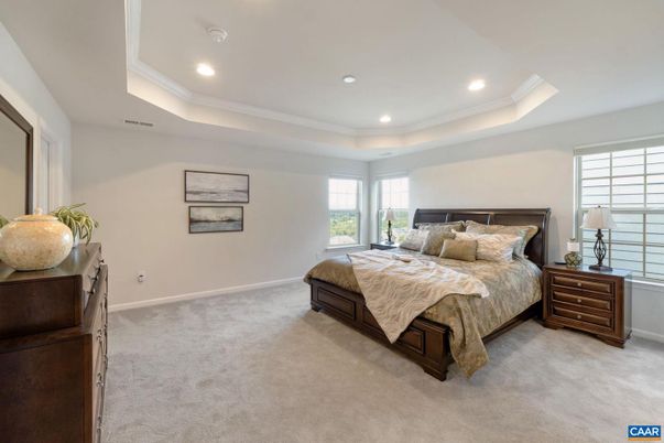 Bedroom, Interior, Recessed Lighting