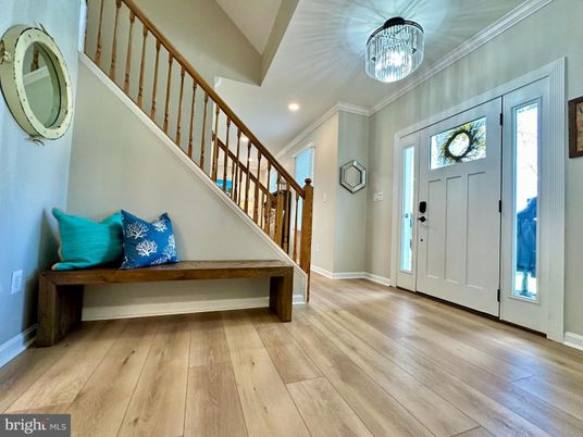 Chandelier, Interior, Recessed Lighting, Wood Texture Flooring