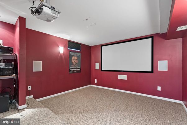 Empty room, Interior, Projection Screen, Theatre Room
