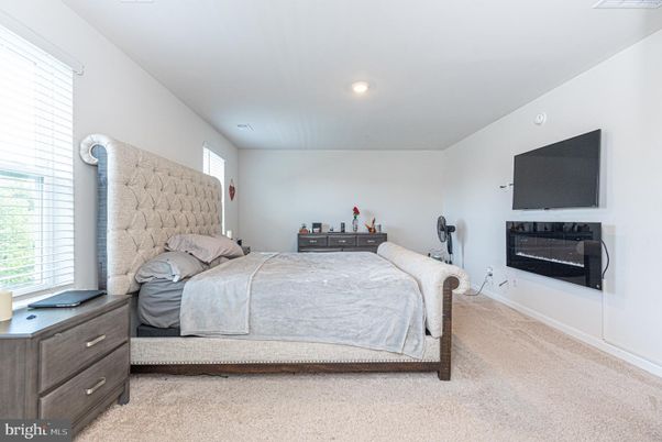 Bedroom, Fireplace, Interior, Recessed Lighting