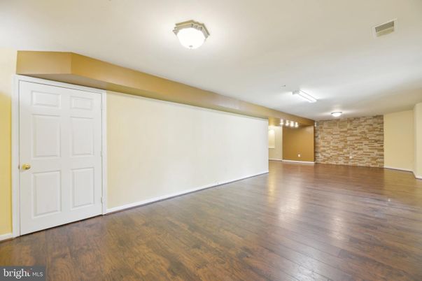 Empty room, Interior, Stone Walls, Wood Texture Flooring