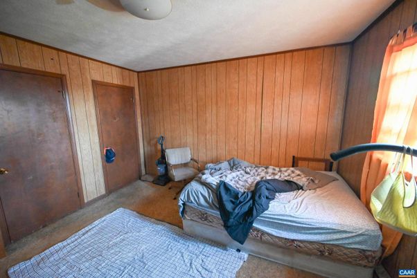 Bedroom, Interior, Wooden Walls