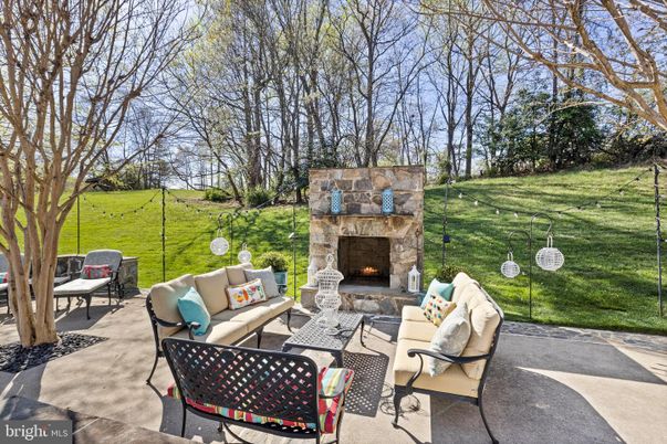 Backyard, Exterior, Fireplace