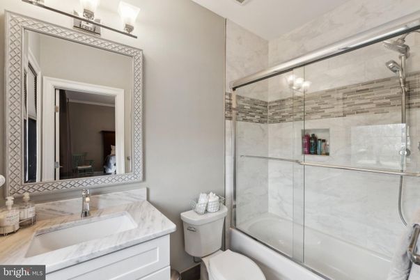Bathroom, Glass Shower, Interior, Marble Walls