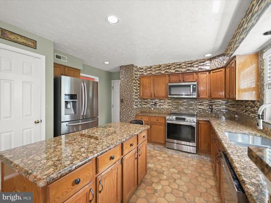 Interior, Kitchen, Recessed Lighting, Stainless Steel Appliances