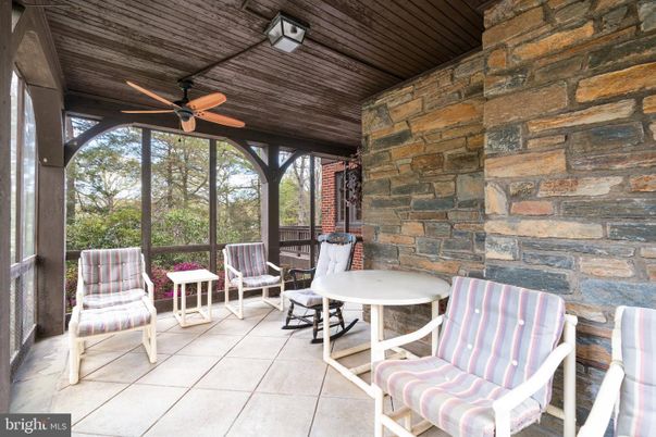 Interior, Stone Walls, Sun Room