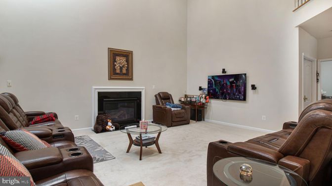 Home Theatre Room, Fireplace, Interior, Living room
