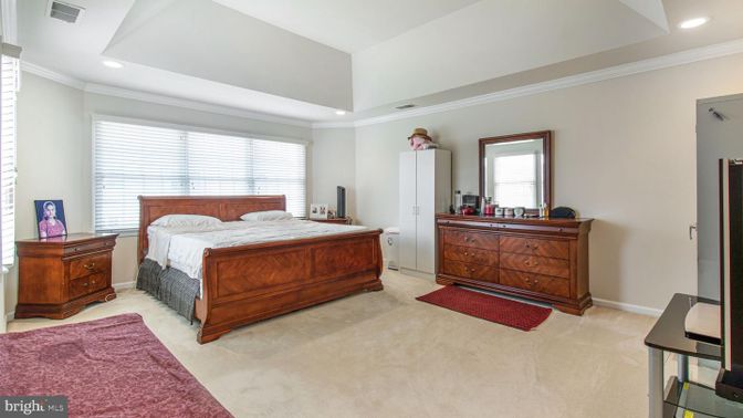 Bedroom, Interior, Recessed Lighting