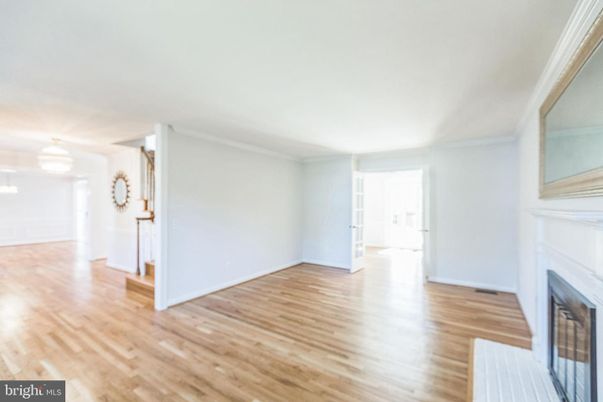 Empty room, Fireplace, Interior, Wood Texture Flooring