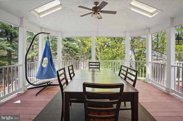 Dining room, Interior, Sun Room, Wood Texture Flooring