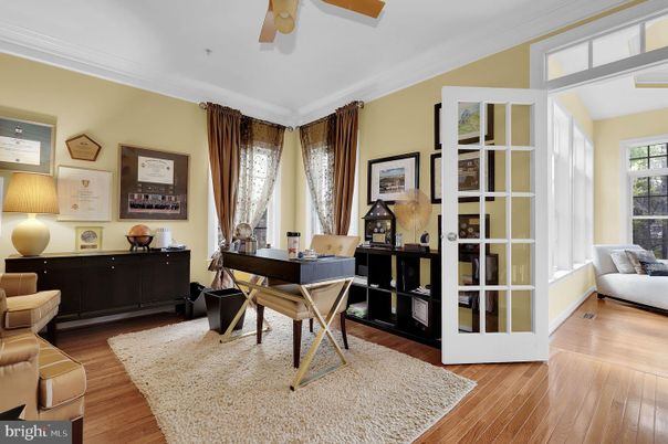 Home Office, Interior, Wood Texture Flooring