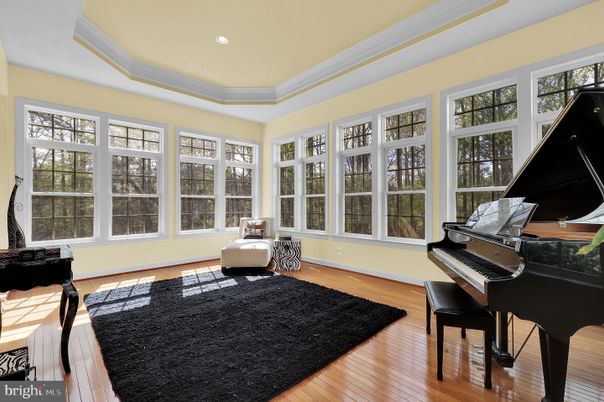 Interior, Piano, Recessed Lighting, Wood Texture Flooring