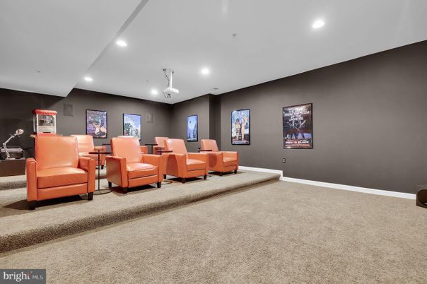 Home Theatre Room, Interior, Recessed Lighting, Theatre Room