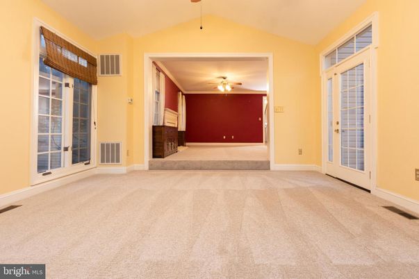 Empty room, Fireplace, Interior