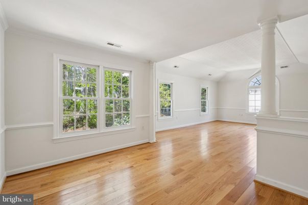 Empty room, Interior, Wood Texture Flooring