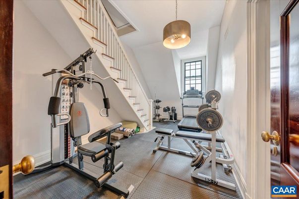 Fitness Equipment, Interior, Pendant Lights