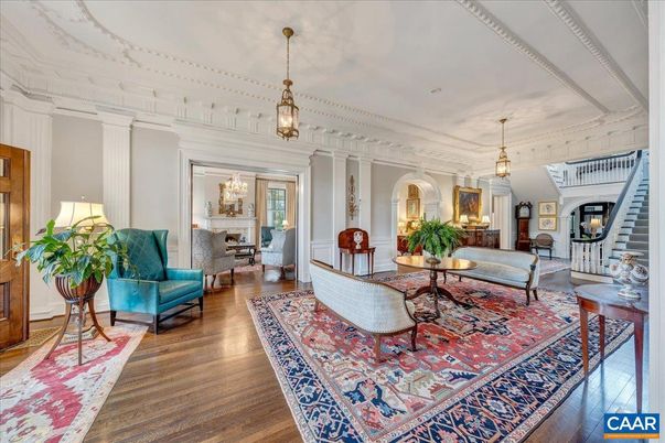 Chandelier, Interior, Living room, Pendant Lights, Wood Texture Flooring