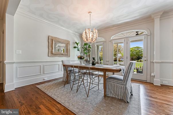 Chandelier, Interior, Wood Texture Flooring
