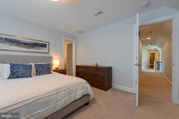 Bedroom, Interior, Recessed Lighting