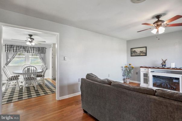 Dining room, Fireplace, Interior, Living room, Wood Texture Flooring